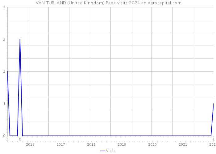 IVAN TURLAND (United Kingdom) Page visits 2024 