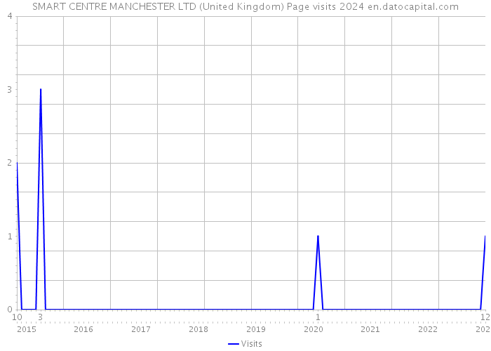 SMART CENTRE MANCHESTER LTD (United Kingdom) Page visits 2024 