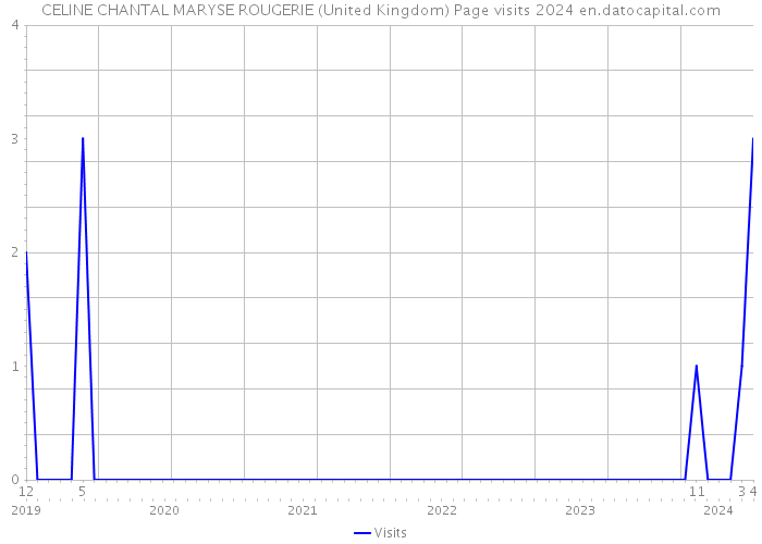 CELINE CHANTAL MARYSE ROUGERIE (United Kingdom) Page visits 2024 