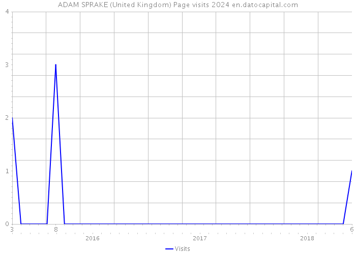 ADAM SPRAKE (United Kingdom) Page visits 2024 