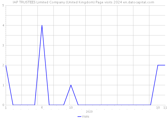 IAP TRUSTEES Limited Company (United Kingdom) Page visits 2024 