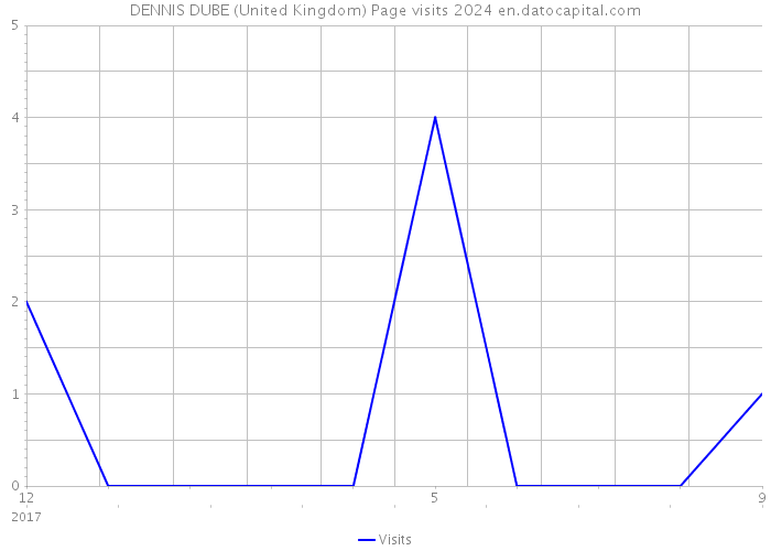 DENNIS DUBE (United Kingdom) Page visits 2024 