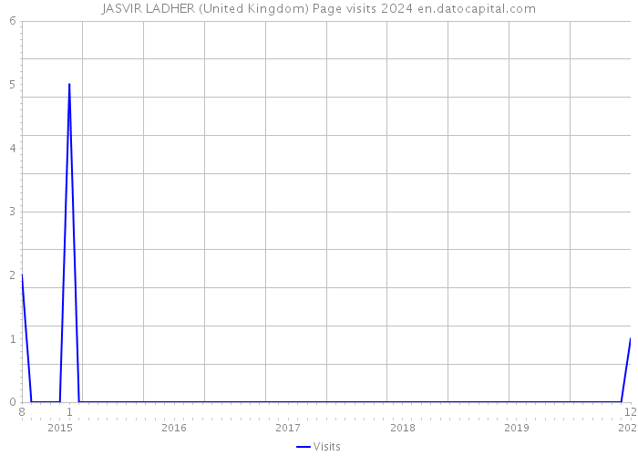 JASVIR LADHER (United Kingdom) Page visits 2024 