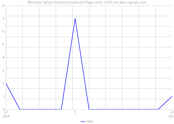 Michelle Salzer (United Kingdom) Page visits 2024 
