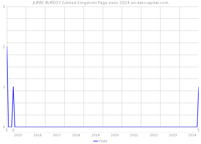 JUREK BURDZY (United Kingdom) Page visits 2024 