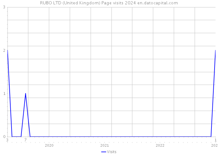 RUBO LTD (United Kingdom) Page visits 2024 