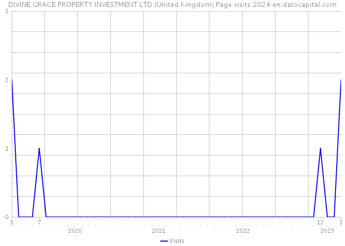 DIVINE GRACE PROPERTY INVESTMENT LTD (United Kingdom) Page visits 2024 