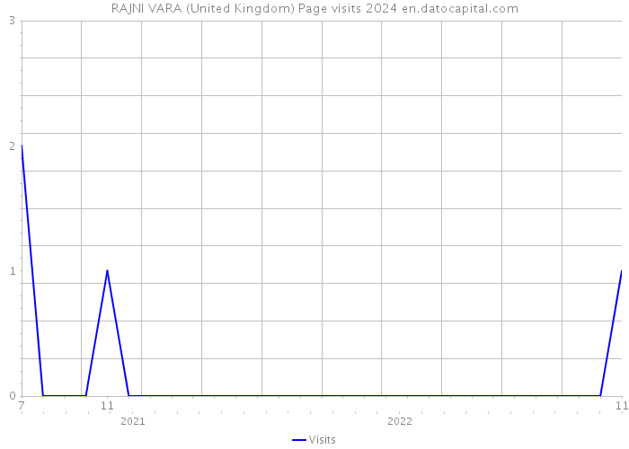 RAJNI VARA (United Kingdom) Page visits 2024 