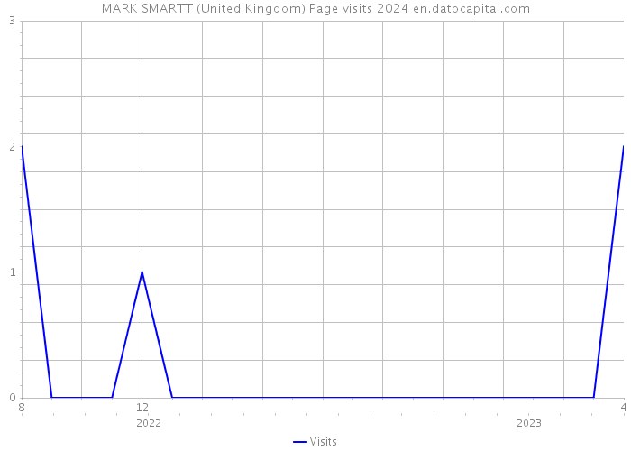 MARK SMARTT (United Kingdom) Page visits 2024 
