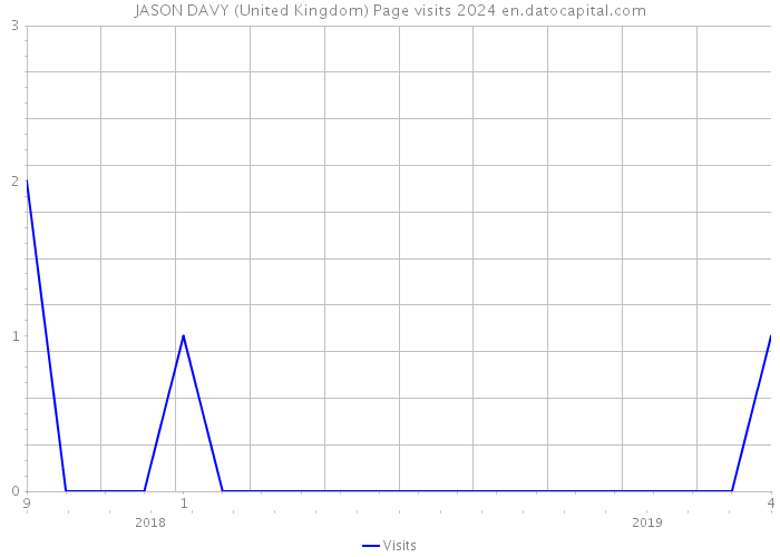 JASON DAVY (United Kingdom) Page visits 2024 