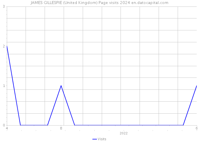 JAMES GILLESPIE (United Kingdom) Page visits 2024 