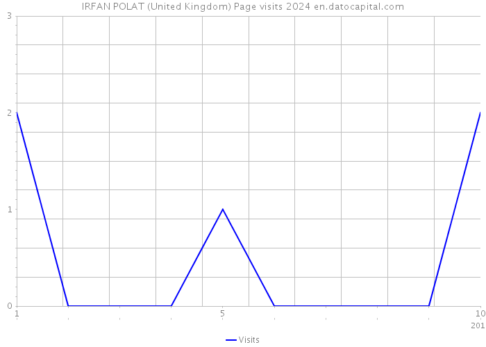 IRFAN POLAT (United Kingdom) Page visits 2024 