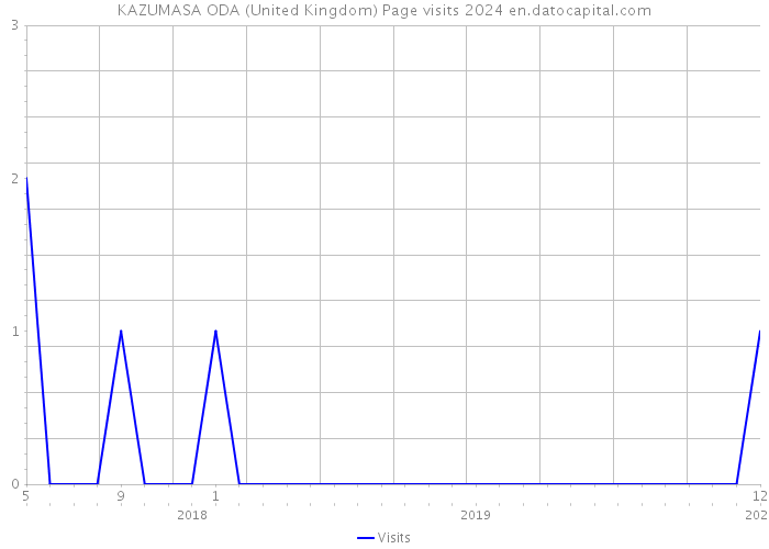 KAZUMASA ODA (United Kingdom) Page visits 2024 