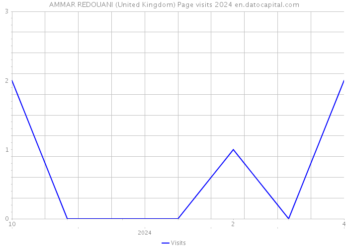 AMMAR REDOUANI (United Kingdom) Page visits 2024 