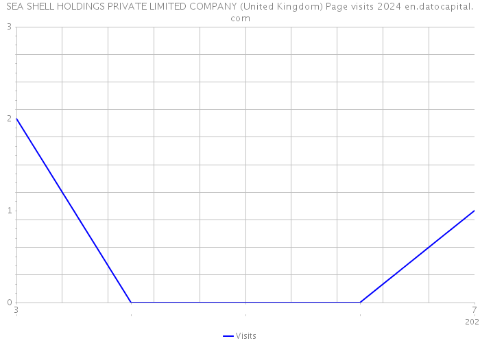 SEA SHELL HOLDINGS PRIVATE LIMITED COMPANY (United Kingdom) Page visits 2024 