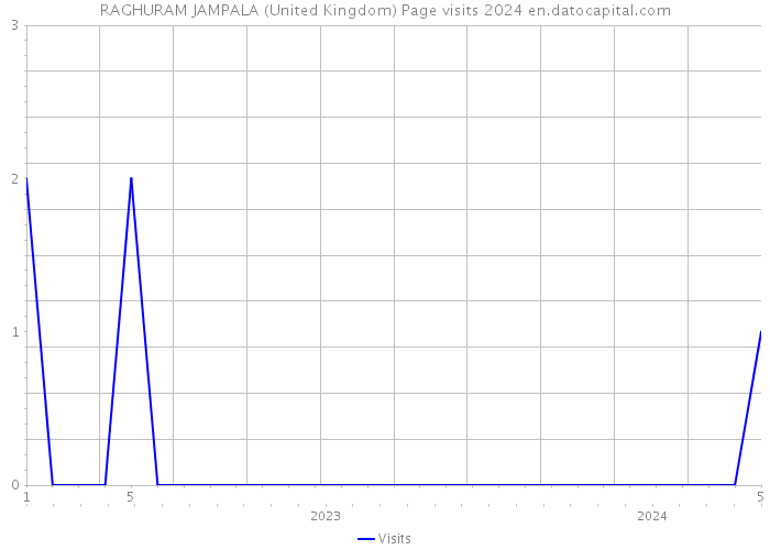 RAGHURAM JAMPALA (United Kingdom) Page visits 2024 