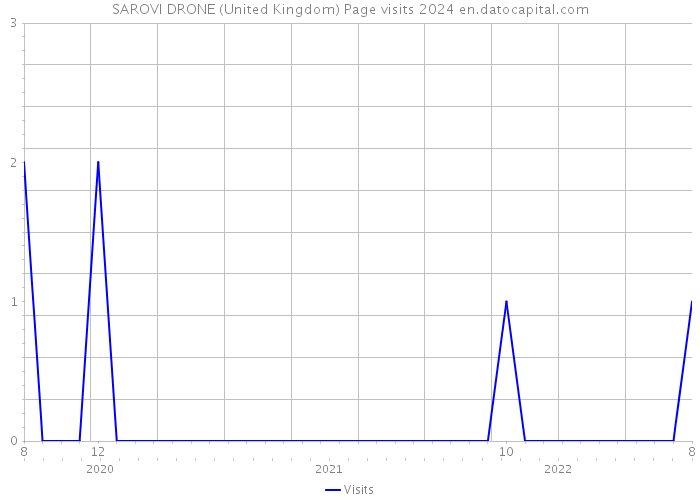 SAROVI DRONE (United Kingdom) Page visits 2024 