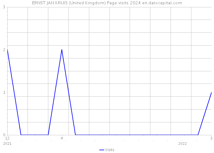 ERNST JAN KRUIS (United Kingdom) Page visits 2024 