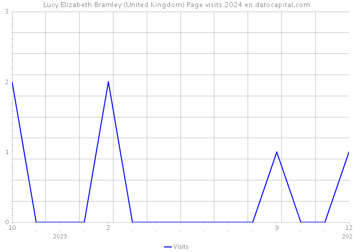Lucy Elizabeth Bramley (United Kingdom) Page visits 2024 