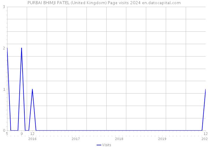 PURBAI BHIMJI PATEL (United Kingdom) Page visits 2024 