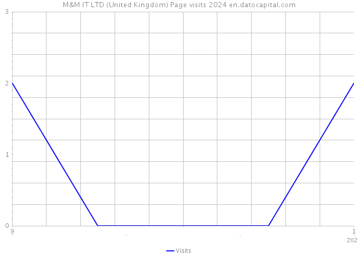 M&M IT LTD (United Kingdom) Page visits 2024 