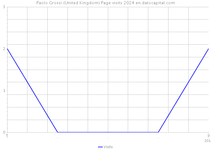Paolo Grossi (United Kingdom) Page visits 2024 