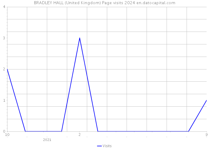BRADLEY HALL (United Kingdom) Page visits 2024 