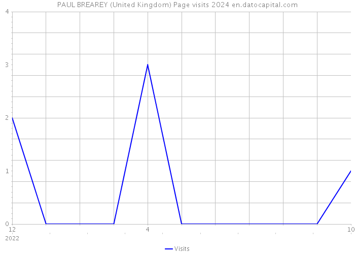 PAUL BREAREY (United Kingdom) Page visits 2024 