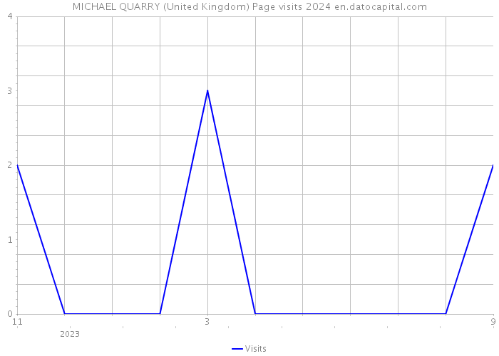 MICHAEL QUARRY (United Kingdom) Page visits 2024 
