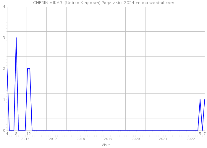CHERIN MIKARI (United Kingdom) Page visits 2024 