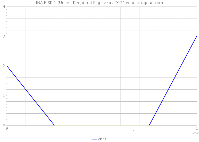 INA RISKIN (United Kingdom) Page visits 2024 
