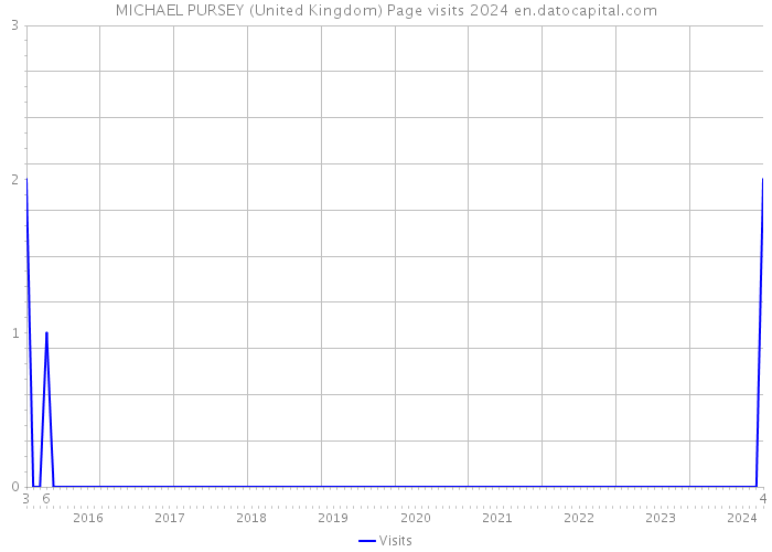 MICHAEL PURSEY (United Kingdom) Page visits 2024 