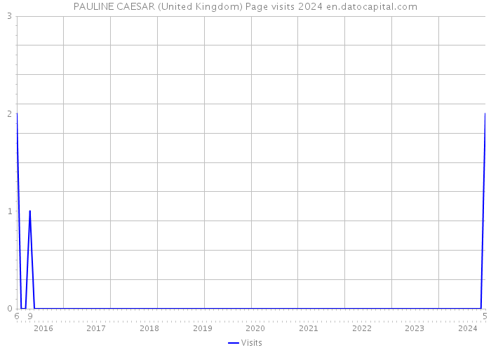 PAULINE CAESAR (United Kingdom) Page visits 2024 
