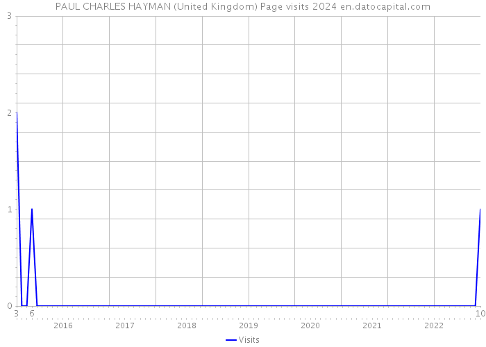 PAUL CHARLES HAYMAN (United Kingdom) Page visits 2024 