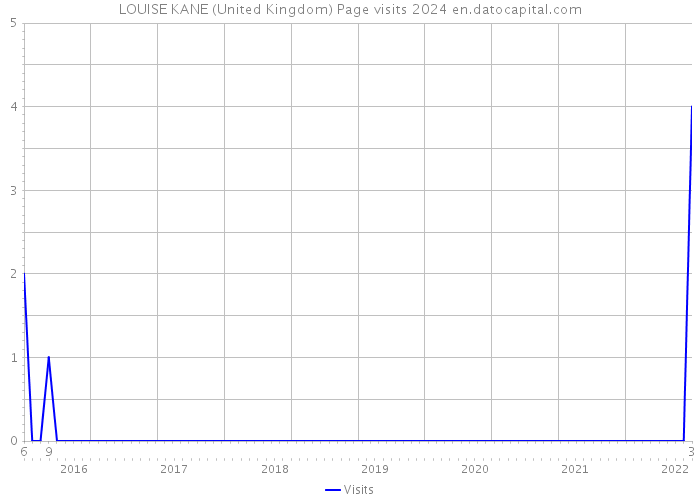 LOUISE KANE (United Kingdom) Page visits 2024 