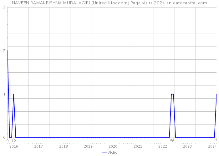 NAVEEN RAMAKRISHNA MUDALAGIRI (United Kingdom) Page visits 2024 