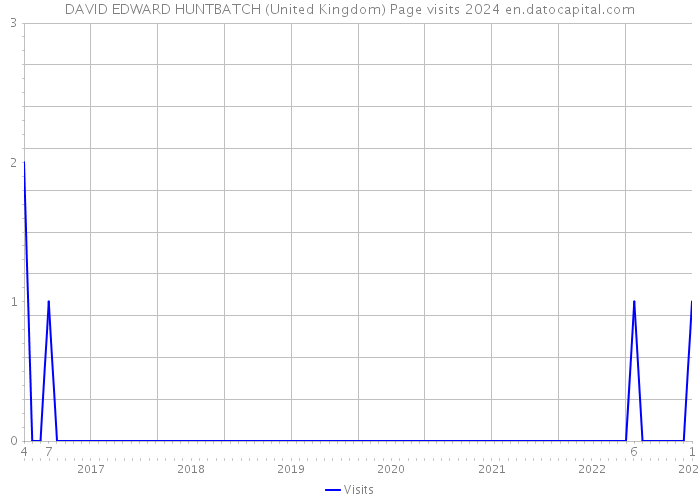 DAVID EDWARD HUNTBATCH (United Kingdom) Page visits 2024 