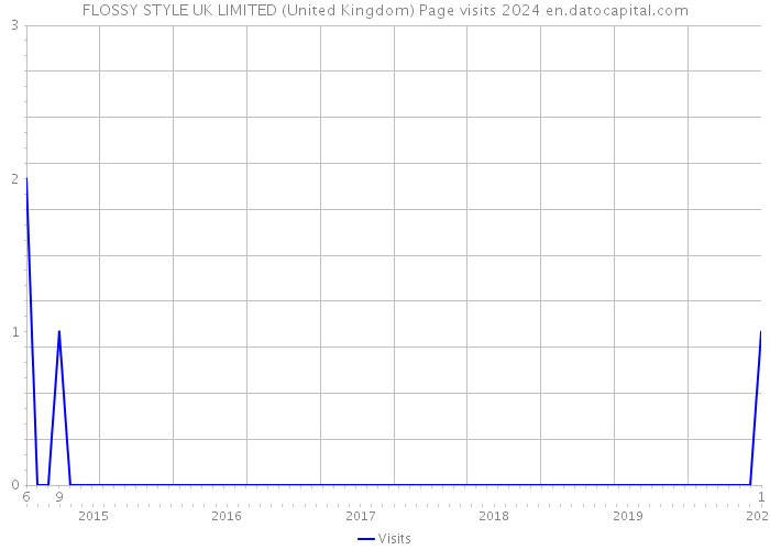 FLOSSY STYLE UK LIMITED (United Kingdom) Page visits 2024 