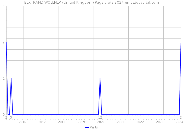 BERTRAND WOLLNER (United Kingdom) Page visits 2024 