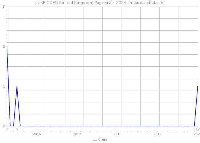 LUKE COEN (United Kingdom) Page visits 2024 