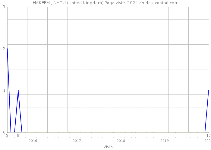 HAKEEM JINADU (United Kingdom) Page visits 2024 