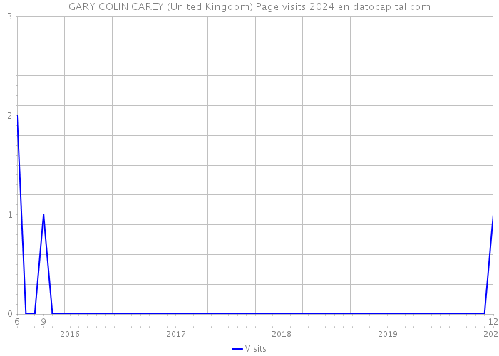 GARY COLIN CAREY (United Kingdom) Page visits 2024 