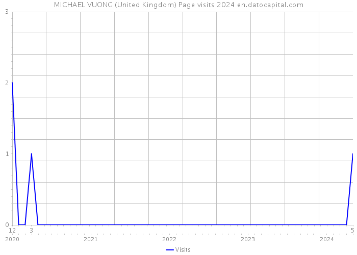 MICHAEL VUONG (United Kingdom) Page visits 2024 