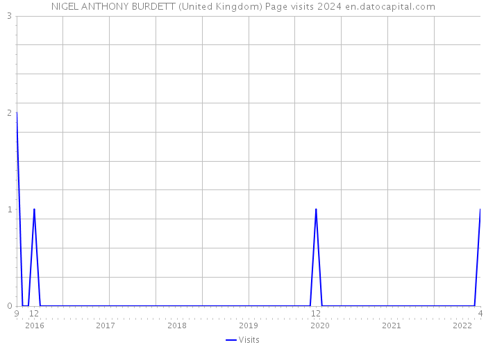 NIGEL ANTHONY BURDETT (United Kingdom) Page visits 2024 