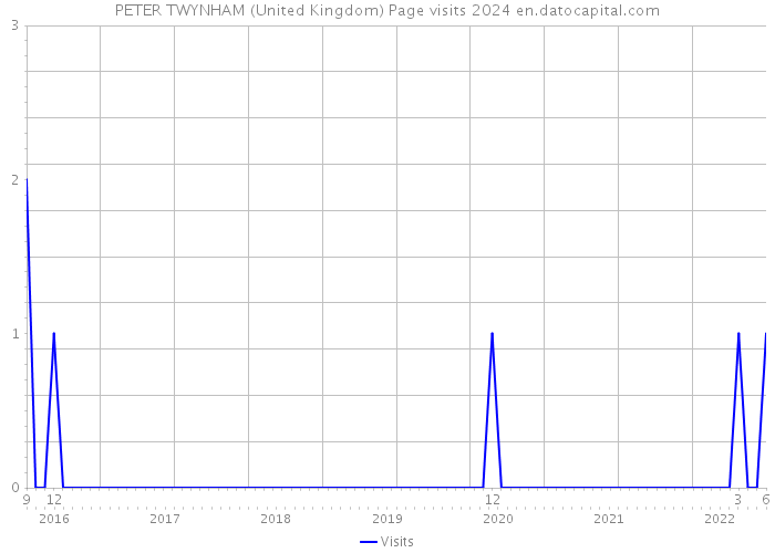PETER TWYNHAM (United Kingdom) Page visits 2024 