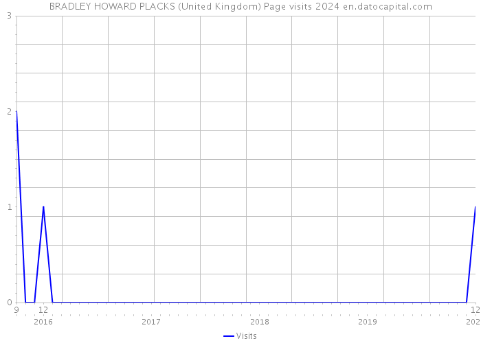 BRADLEY HOWARD PLACKS (United Kingdom) Page visits 2024 