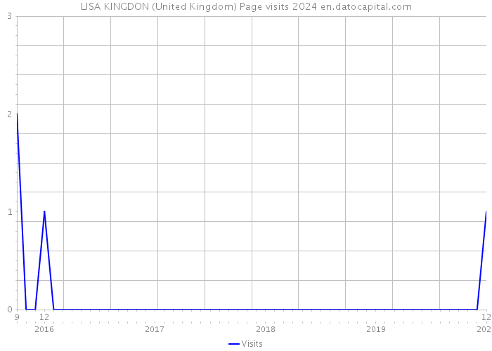 LISA KINGDON (United Kingdom) Page visits 2024 