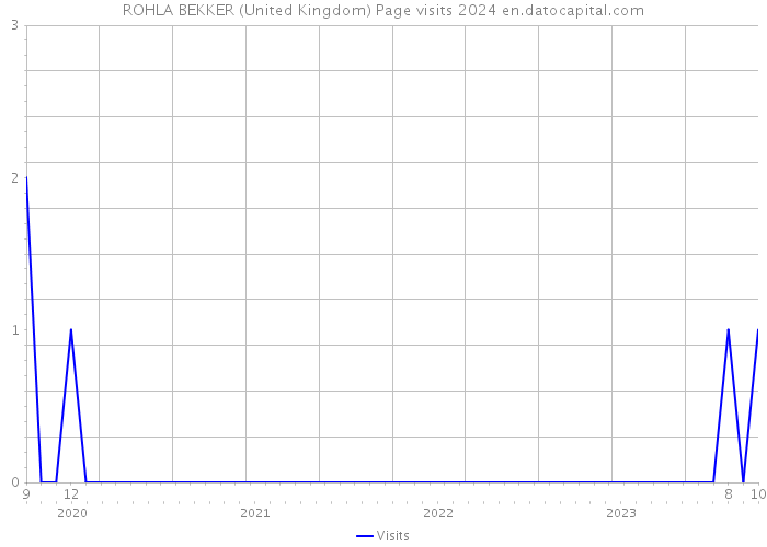 ROHLA BEKKER (United Kingdom) Page visits 2024 