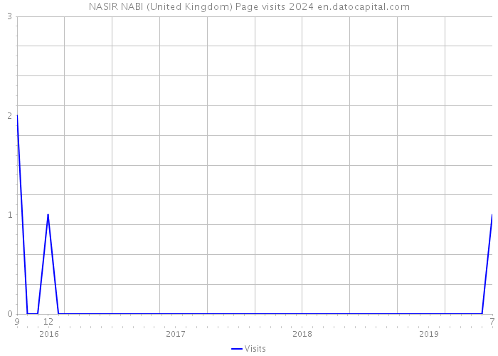 NASIR NABI (United Kingdom) Page visits 2024 