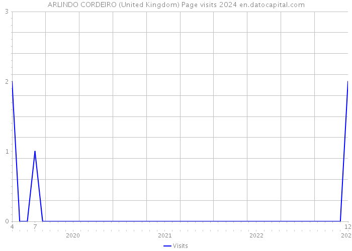 ARLINDO CORDEIRO (United Kingdom) Page visits 2024 